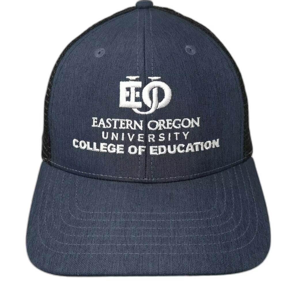 Big Accessories Blue Trucker Hat Eastern Oregon University College Education OS